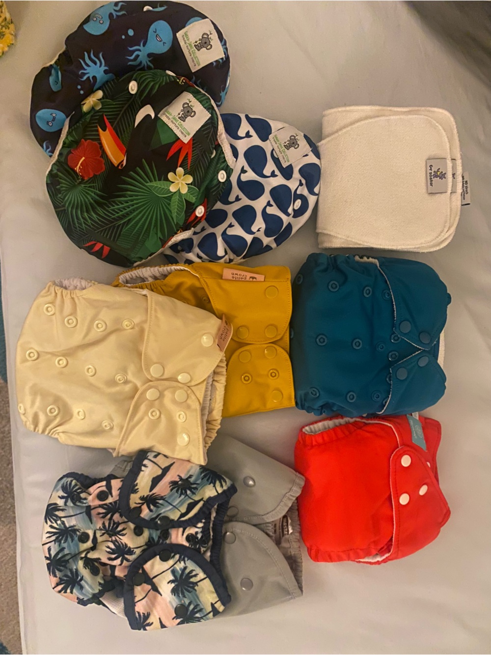 Lot of Cloth Diapers & Inserts